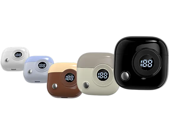 High-quality Bluetooth headphones display