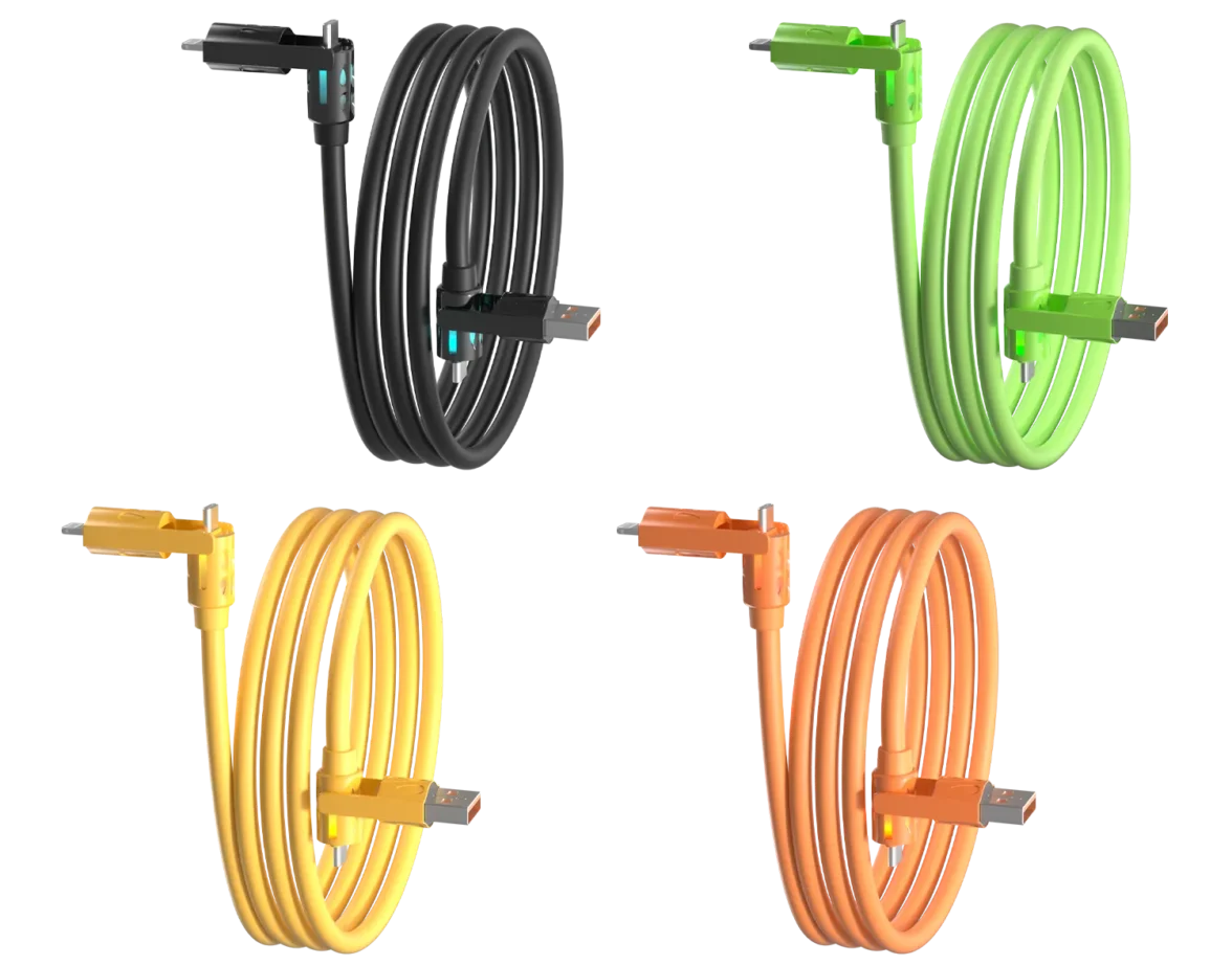 4-In-1 Silicone Data Cable